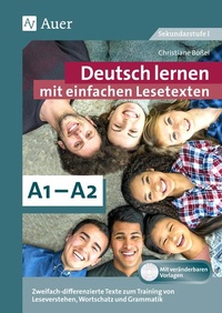 Abbildung von: Deutsch lernen mit einfachen Lesetexten A1-A2 - Auer Verlag in der AAP Lehrerwelt GmbH