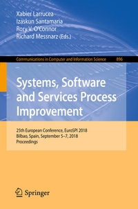Enlarge image Cover: Systems, Software and Services Process Improvement - Springer