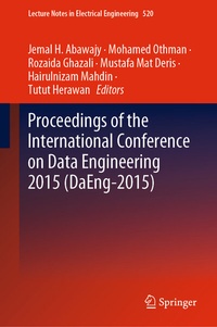 Abbildung von: Proceedings of the International Conference on Data Engineering 2015 (DaEng-2015) - Springer