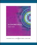Cover: Econometrics - McGraw-Hill Education (ISE Editions)