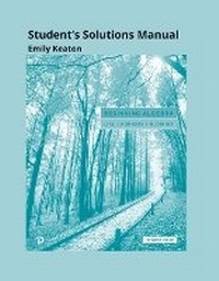 Enlarge image Cover: Student Solutions Manual for Beginning Algebra - Pearson