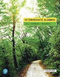 Enlarge image Cover: Intermediate Algebra - Pearson