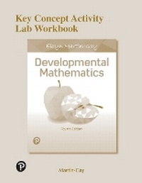 Enlarge image Cover: Key Concept Activity Lab Workbook for Developmental Mathematics - Pearson