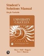 Cover: Student Solutions Manual for University Calculus - Pearson