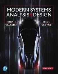 Enlarge image Cover: Modern Systems Analysis and Design - Pearson