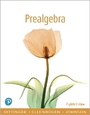 Cover: Prealgebra - Pearson