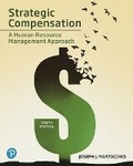 Cover: Strategic Compensation - Pearson