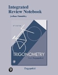 Cover: Integrated Review Notebook for Trigonometry - Pearson