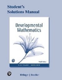 Enlarge image Cover: Student Solutions Manual for Developmental Mathematics - Pearson