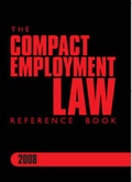 Cover: The Compact Employment Law Reference Book 2008 2008 - JEC Training Ltd