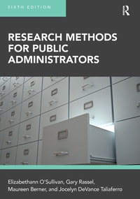 Enlarge image Cover: Research Methods for Public Administrators - Routledge