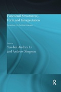 Cover: Functional Structure(s), Form and Interpretation - Routledge