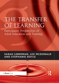 Enlarge image Cover: The Transfer of Learning - Routledge