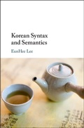 Cover: Korean Syntax and Semantics - Cambridge University Press