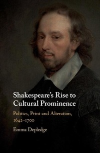Enlarge image Cover: Shakespeare's Rise to Cultural Prominence - Cambridge University Press