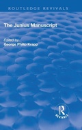 Cover: Revival: The Junius Manuscript (1931) - Routledge