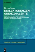 Cover: Dialektgrenzen - Grenzdialekte - De Gruyter