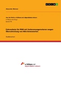 Cover: Fahrverbote f&uuml;r PKW mit Verbrennungsmotoren wegen &Uuml;berschreitung von NOx-Grenzwerten - GRIN Verlag