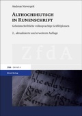 Cover: Althochdeutsch in Runenschrift - Hirzel