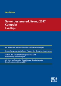 Abbildung von: Gewerbesteuererklärung 2017 Kompakt - HDS