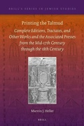 Cover: Printing the Talmud - Brill