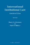 Cover: International Institutional Law - Martinus Nijhoff