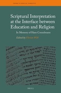 Cover: Scriptural Interpretation at the Interface between Education and Religion - Brill