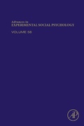 Cover: Advances in Experimental Social Psychology - Academic Press