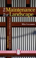 Cover: For the Maintenance of Landscape - Guernica Editions Inc