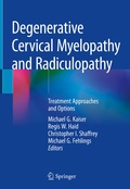 Cover: Degenerative Cervical Myelopathy and Radiculopathy - Springer