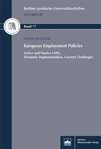Abbildung von: European Employment Policies - Berliner Wissenschafts-Verlag