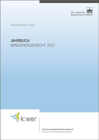 Abbildung von: Jahrbuch Windenergierecht 2017 - Berliner Wissenschafts-Verlag