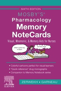 Abbildung von: Mosby's Pharmacology Memory NoteCards - Mosby