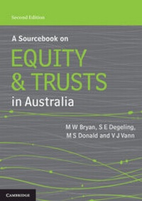 Enlarge image Cover: A Sourcebook on Equity and Trusts in Australia - Cambridge University Press