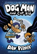 Cover: Dog Man 4: Dog Man and Cat Kid - Scholastic