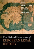 Cover: The Oxford Handbook of European Legal History - OUP eBook