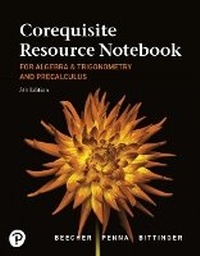 Enlarge image Cover: Corequisite Resource Notebook for Algebra and Trigonometry and Precalculus - Pearson