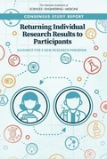 Cover: Returning Individual Research Results to Participants - National Academies Press