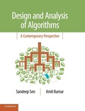 Cover: Design and Analysis of Algorithms - Cambridge University Press