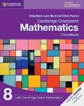 Cover: Cambridge Checkpoint Mathematics Coursebook 8 with Cambridge Online Mathematics (1 Year) - Cambridge University Press
