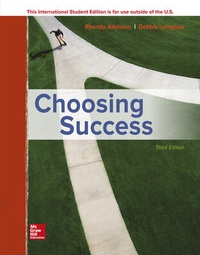 Enlarge image Cover: ISE Choosing Success - McGraw-Hill Education