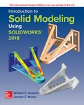 Cover: ISE Introduction to Solid Modeling Using SolidWorks 2018 - McGraw-Hill Education