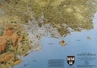 Abbildung von: The Fir Tree Aerial Map of County Dublin: Flat Version - Richard Chandler