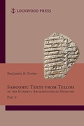 Cover: Sargonic Texts from Telloh in the Istanbul Archaeological Museums, Part 2 - Lockwood Press