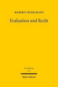 Abbildung von: Evaluation und Recht - Mohr Siebeck