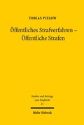 Cover: &Ouml;ffentliches Strafverfahren - &Ouml;ffentliche Strafen - Mohr Siebeck