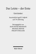 Cover: Das Letzte - der Erste - Mohr Siebeck