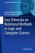 Cover: Ewa Orlowska on Relational Methods in Logic and Computer Science - Springer