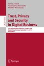 Cover: Trust, Privacy and Security in Digital Business - Springer