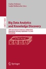 Cover: Big Data Analytics and Knowledge Discovery - Springer